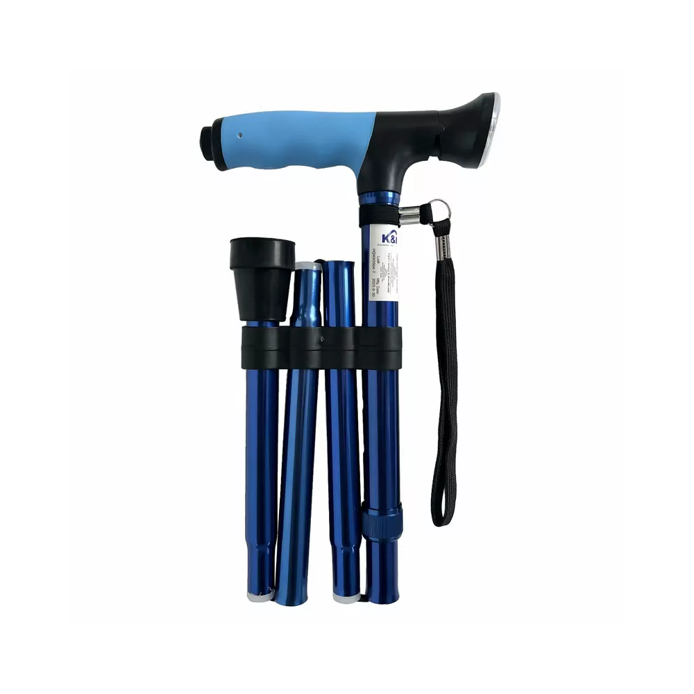 Baston plegable con luz