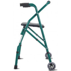 Caminador con ruedas para minusvalido