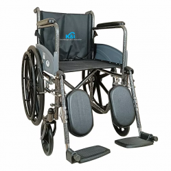 Silla de ruedas con pies elevables