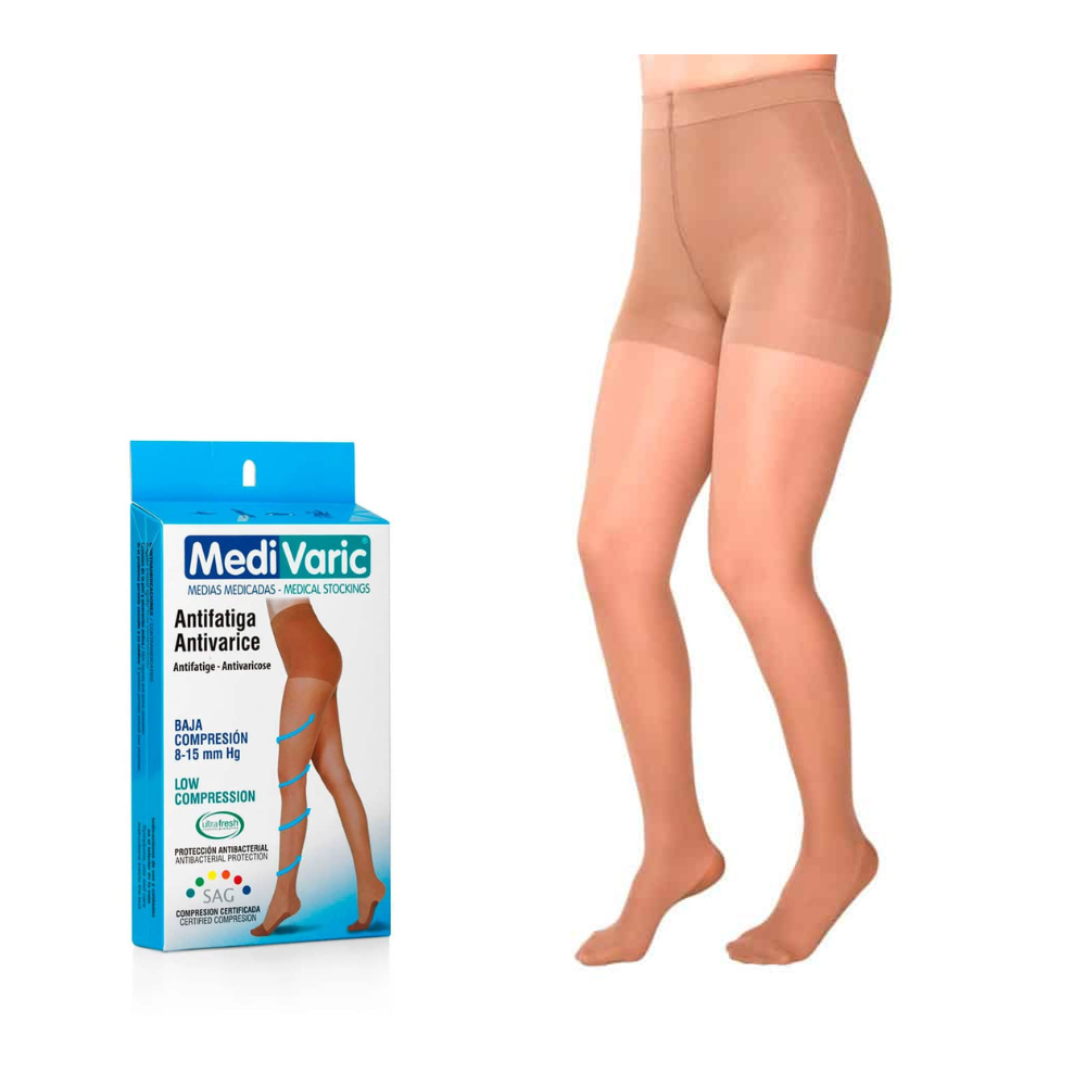 Medias antivarice para mujer 8 - 15mmHG Cadera