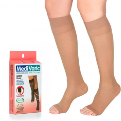 Medias antivarice para mujer hasta la rodilla 15 - 20mmHG