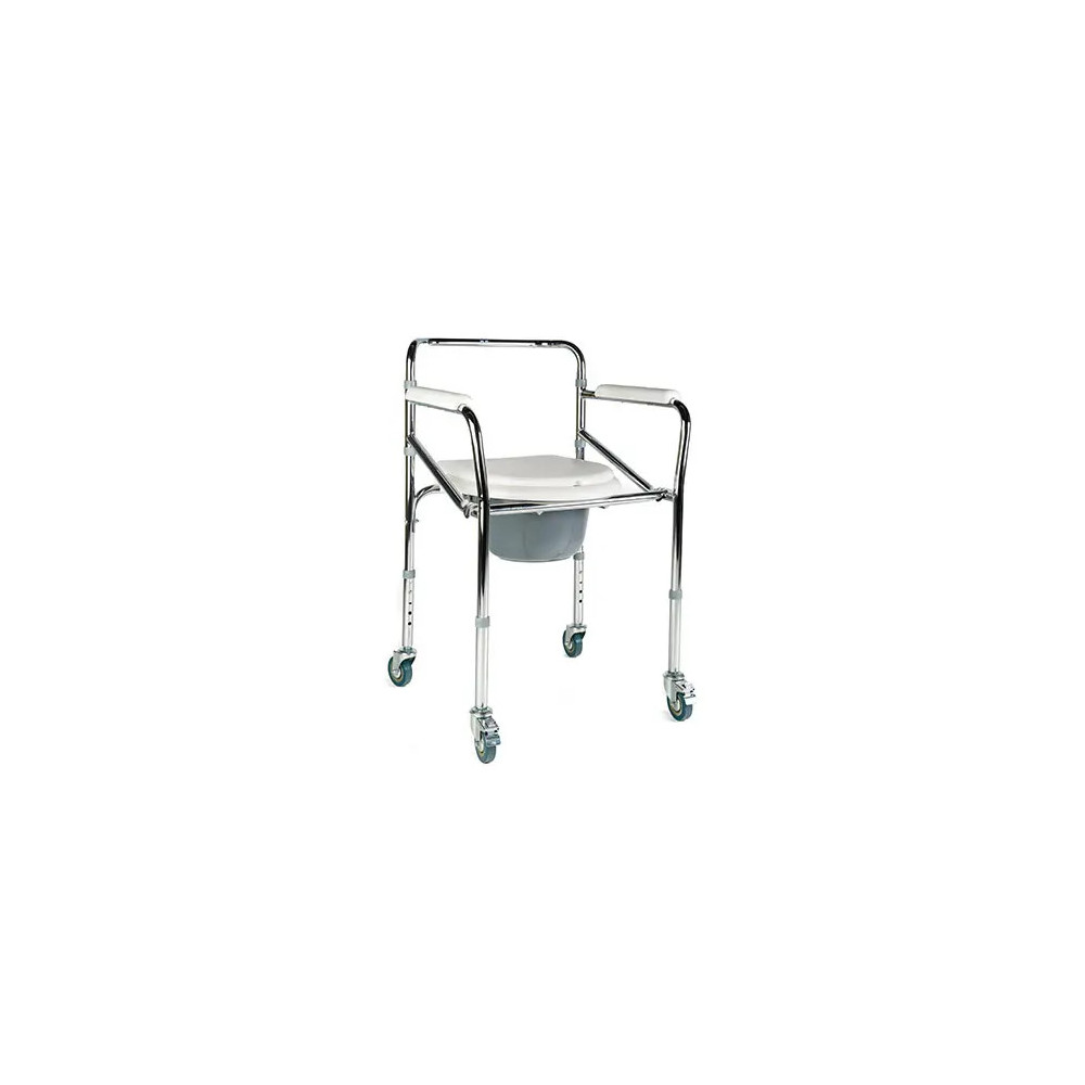 Silla con 4 ruedas y baño