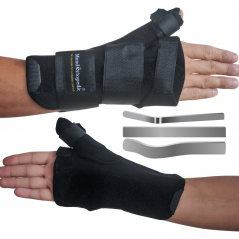 Muñequera tres ferulas